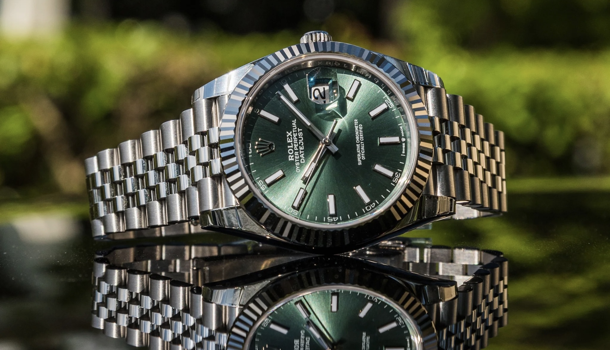 Rolex Datejust Mint Green